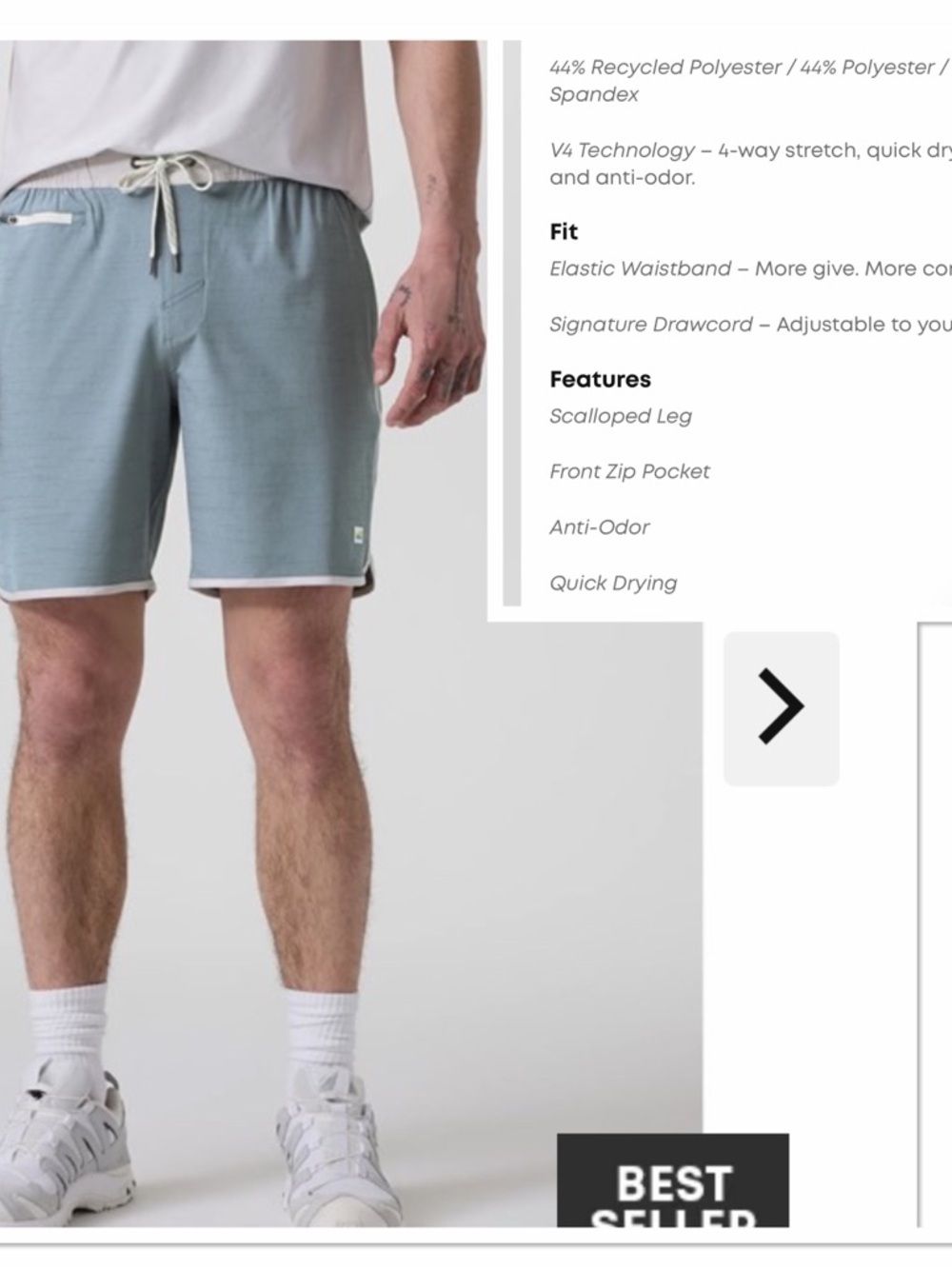 Vuori Men’s Banks Shorts